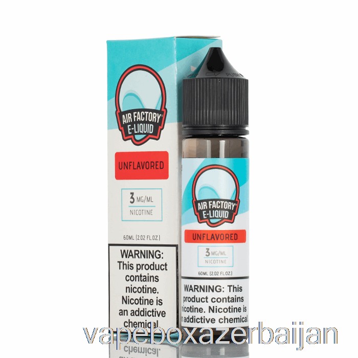 Vape Box Azerbaijan Unflavored - Air Factory E-Liquid - 60mL 3mg